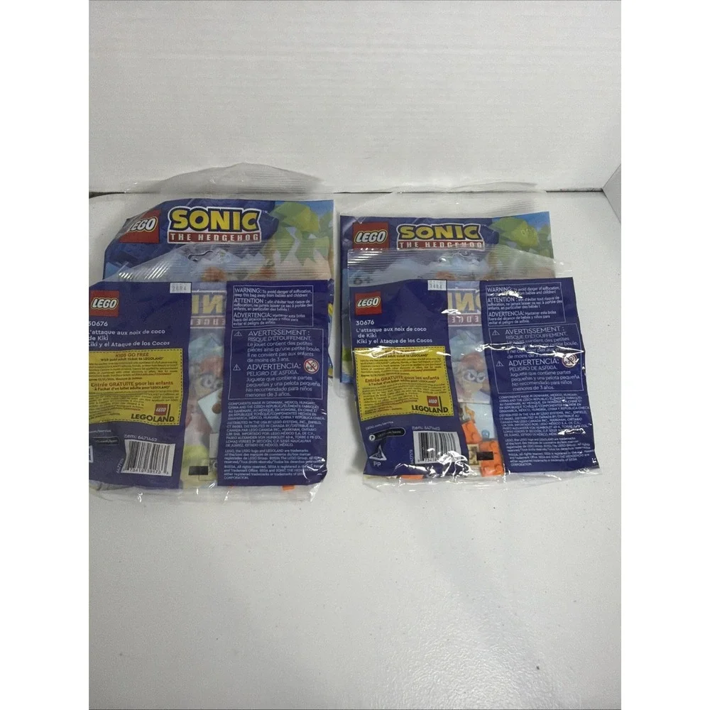 LOT OF 4 LEGO‎ Sonic Kiki's Coconut Attack 30676